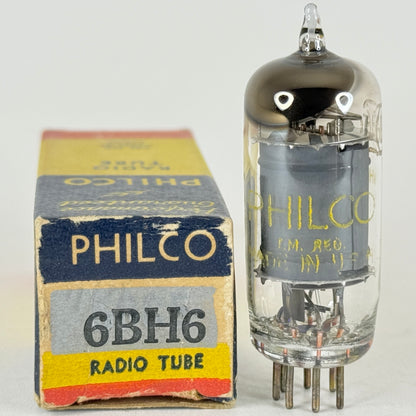 (1) Tested Strong Philco 6BH6 Tube with Box Sharp Cutoff Pentode Vacuum Tube