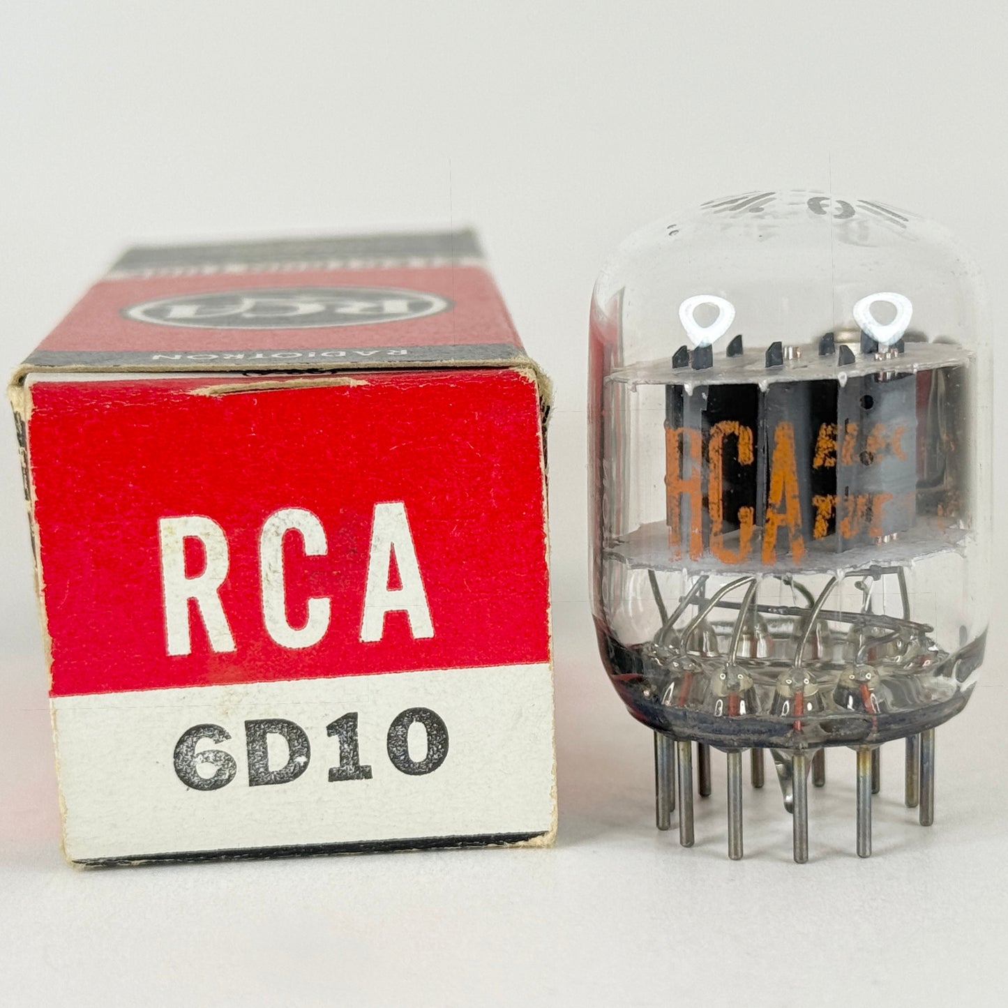(1) Tested RCA 6D10 Tube with Box High Mu Triple Triode Vacuum Tube
