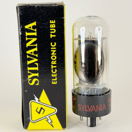 (1) Tested Sylvania 6DE4 Tube with Box Date Code dc EGA 6DE4 Half Wave Rectifier