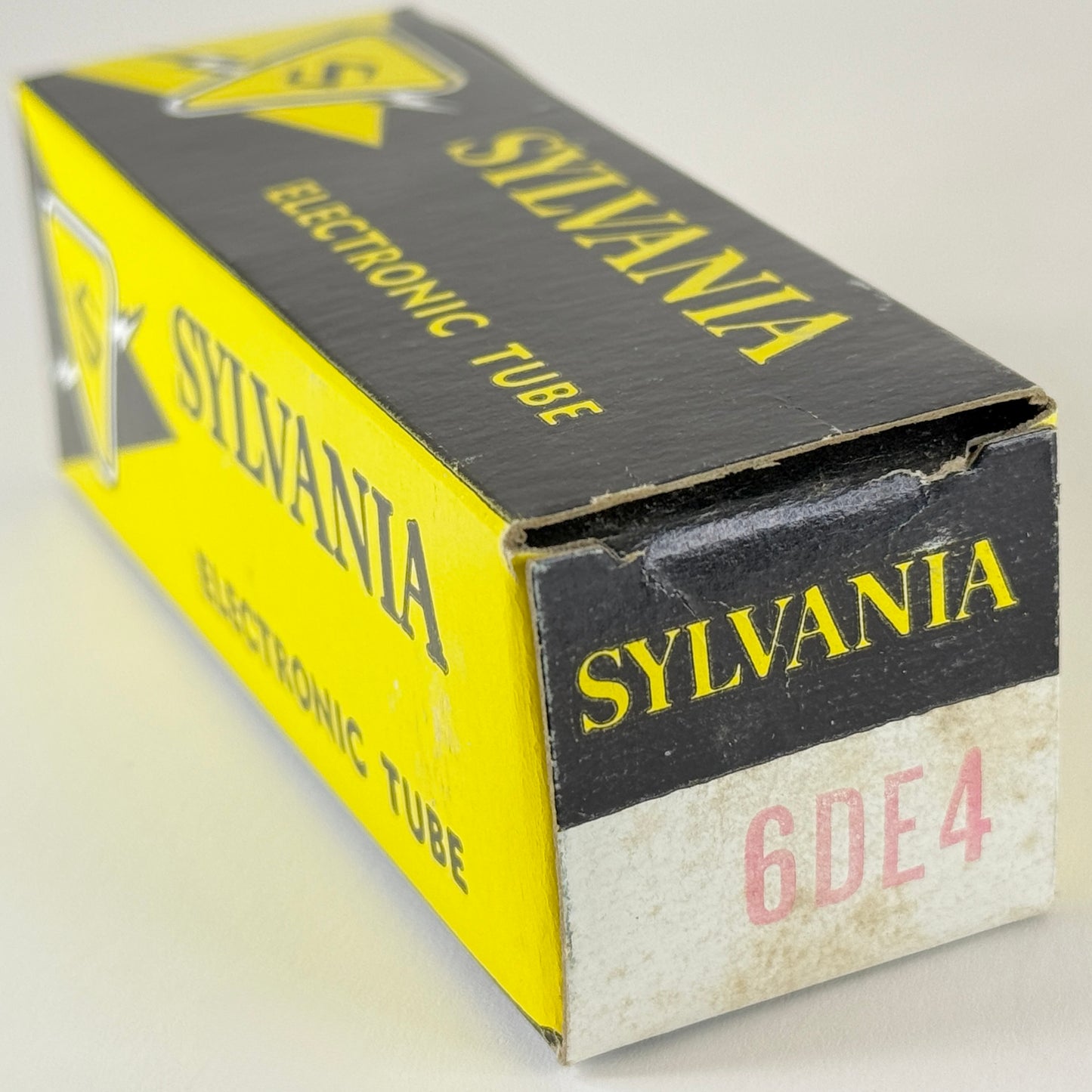 (1) Tested Sylvania 6DE4 Tube with Box Date Code dc EGA 6DE4 Half Wave Rectifier