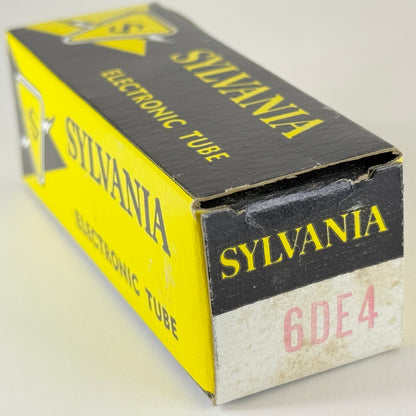 (1) Tested Sylvania 6DE4 Tube with Box Date Code dc EGA 6DE4 Half Wave Rectifier