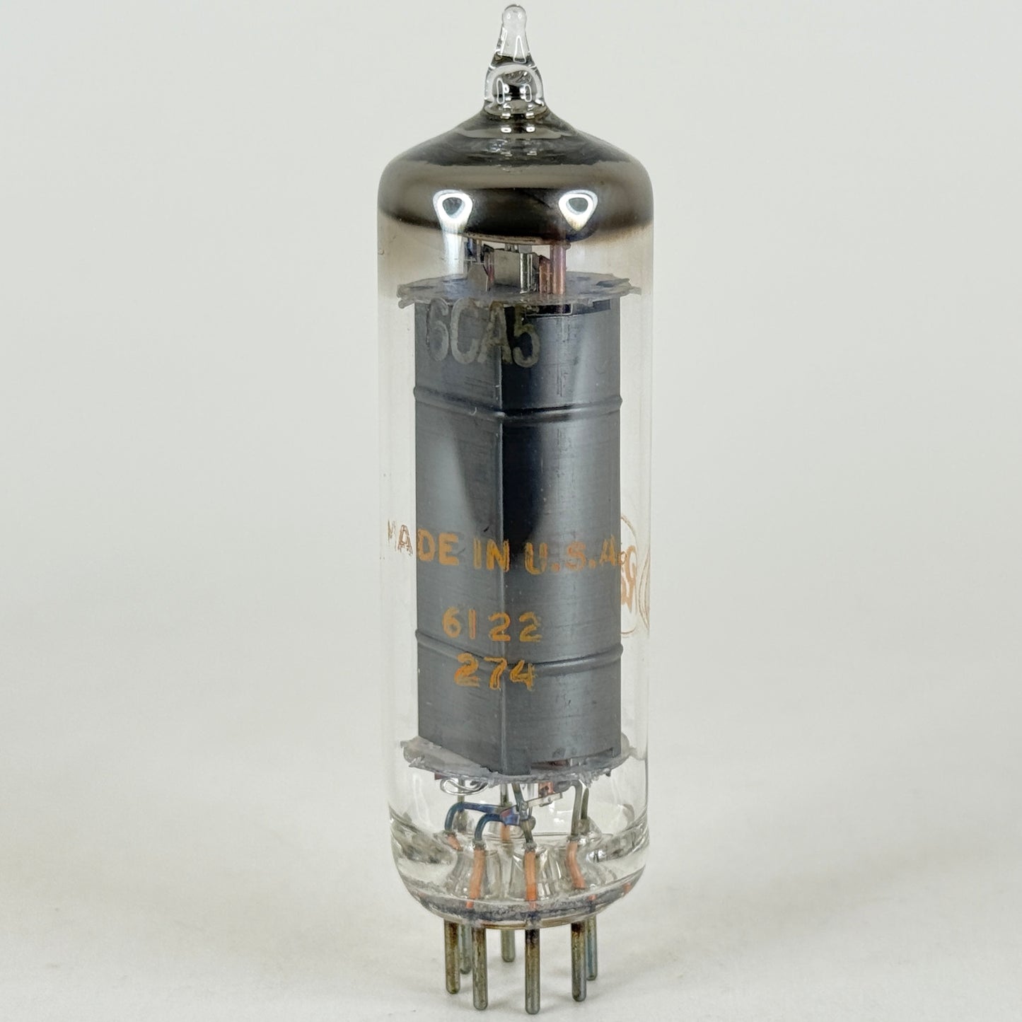 (1) Tested Rauland 6CA5 Tube with Box Date Code 6122 RCA EIA Beam Power Tube