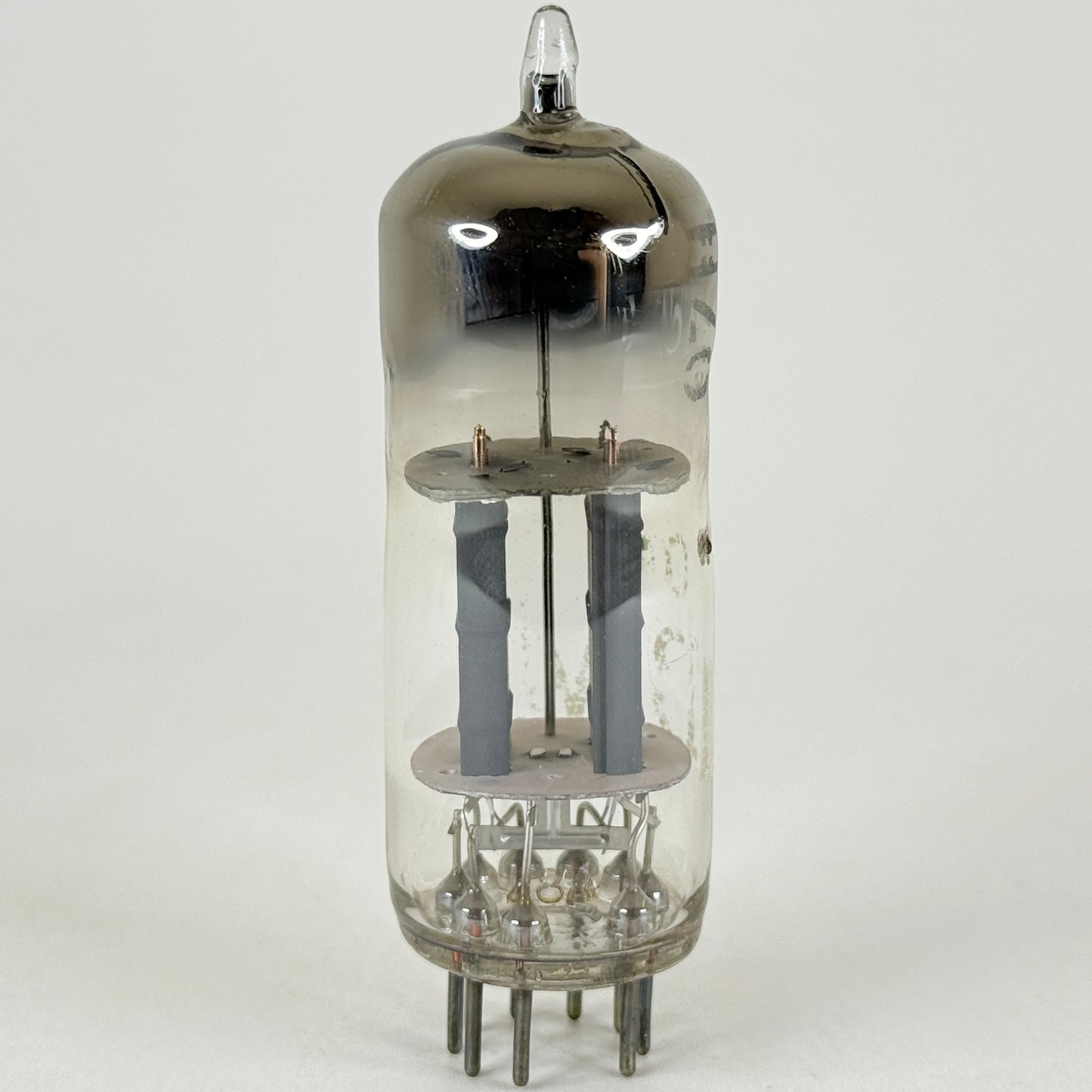 (1) Tested Strong IBM 7062 Tube ◿8A Thick Gray Plates Tall D Banded Halo Getter