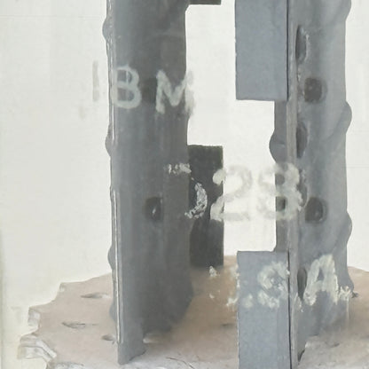 (1) Tested GE IBM 6414 Tube Code 028 Triple Mica Gray Plates O Ring Halo Getter