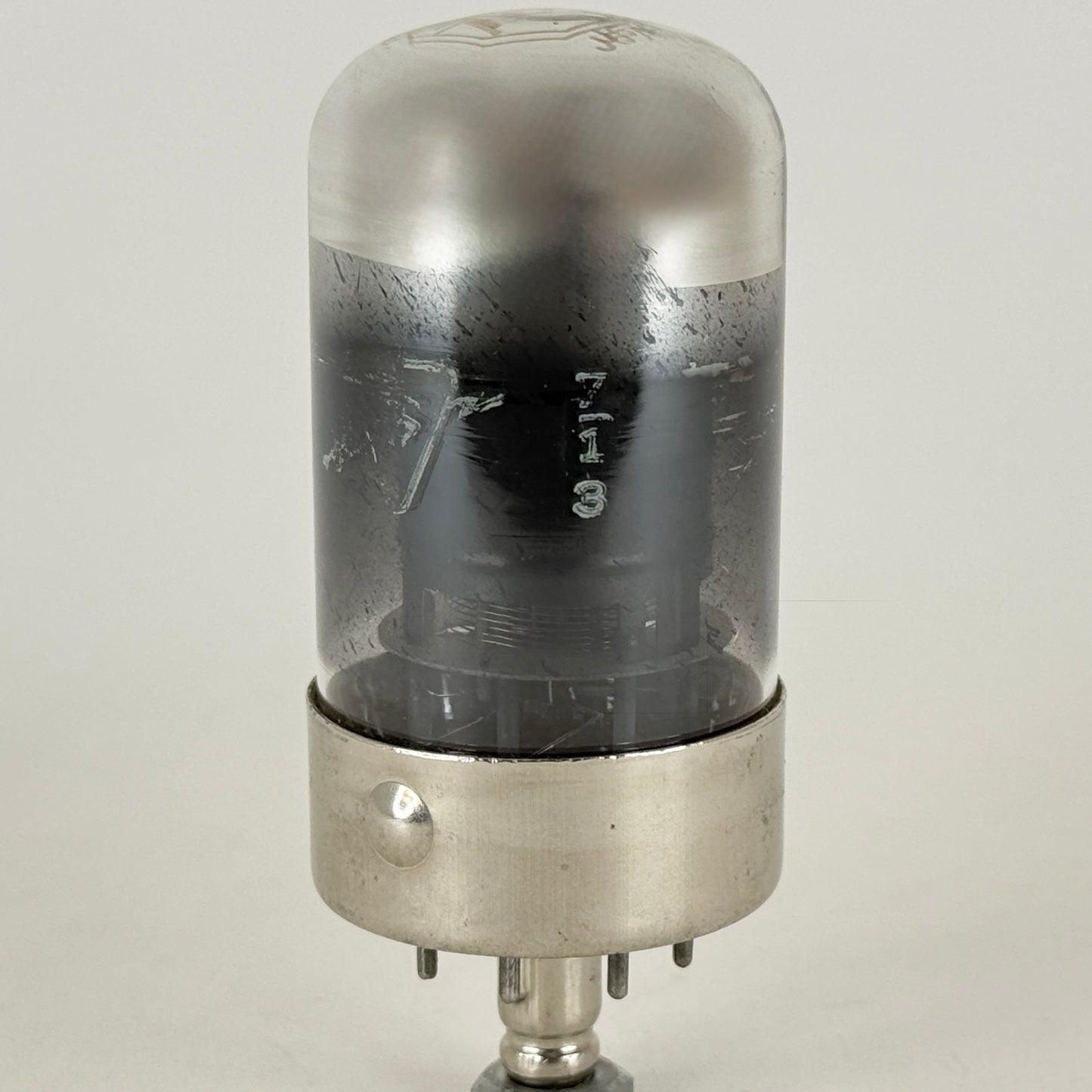 (1) Tested 1957 Sylvania 7B8 Tube Code 7-13 Loctal Tube Pentagrid Converter Tube