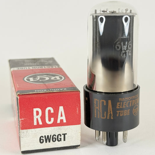 (1) Tested RCA 6W6GT Tube with Box Date Code BU 6W6 GT Power Vacuum Tube