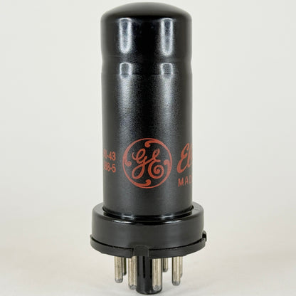 (1) Tested Strong GE 6AG7 Tube Red Letters Code 61-43 General Electric Pentode