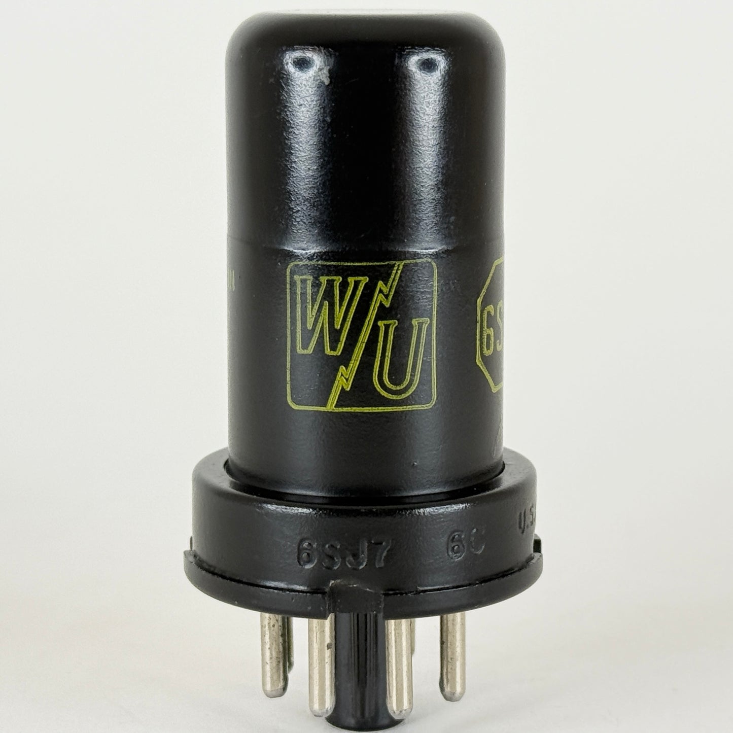 (1) Tested Western Union 6SJ7 Tube Date Code 6622 RCA EIA Pentode Vacuum Tube