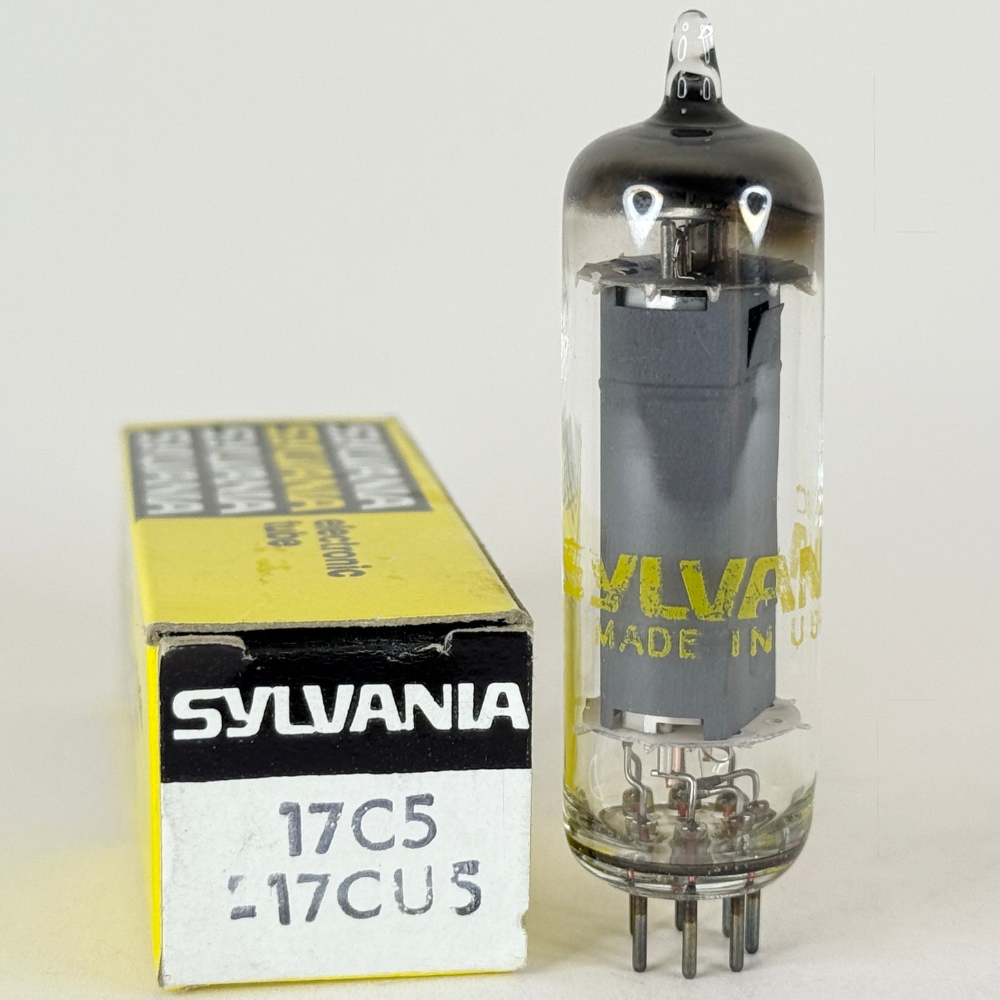 (1) Tested Sylvania 17C5 17CU5 Tube with Box Date Code ABC hh 17C5 Tube 17CU5