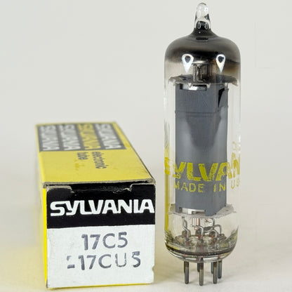 (1) Tested Sylvania 17C5 17CU5 Tube with Box Date Code ABC hh 17C5 Tube 17CU5