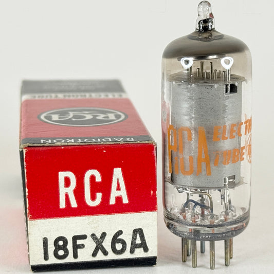 (1) Tested Strong RCA 18FX6A Tube with Box Date Code AT Pentagrid Converter Tube