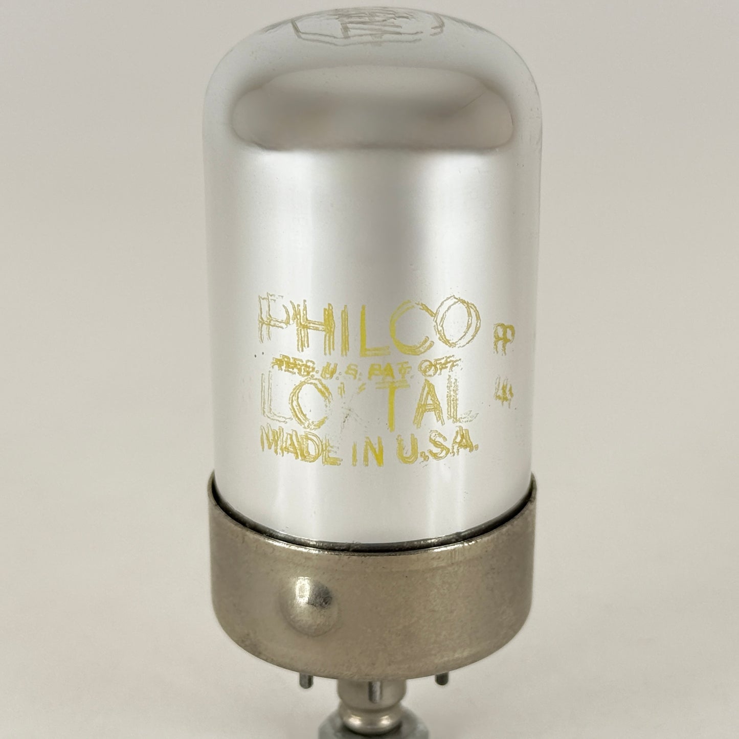 (1) Tested Balanced 1944 Philco 7A6 Tube Code P4 Loctal Double Diode Loktal Tube