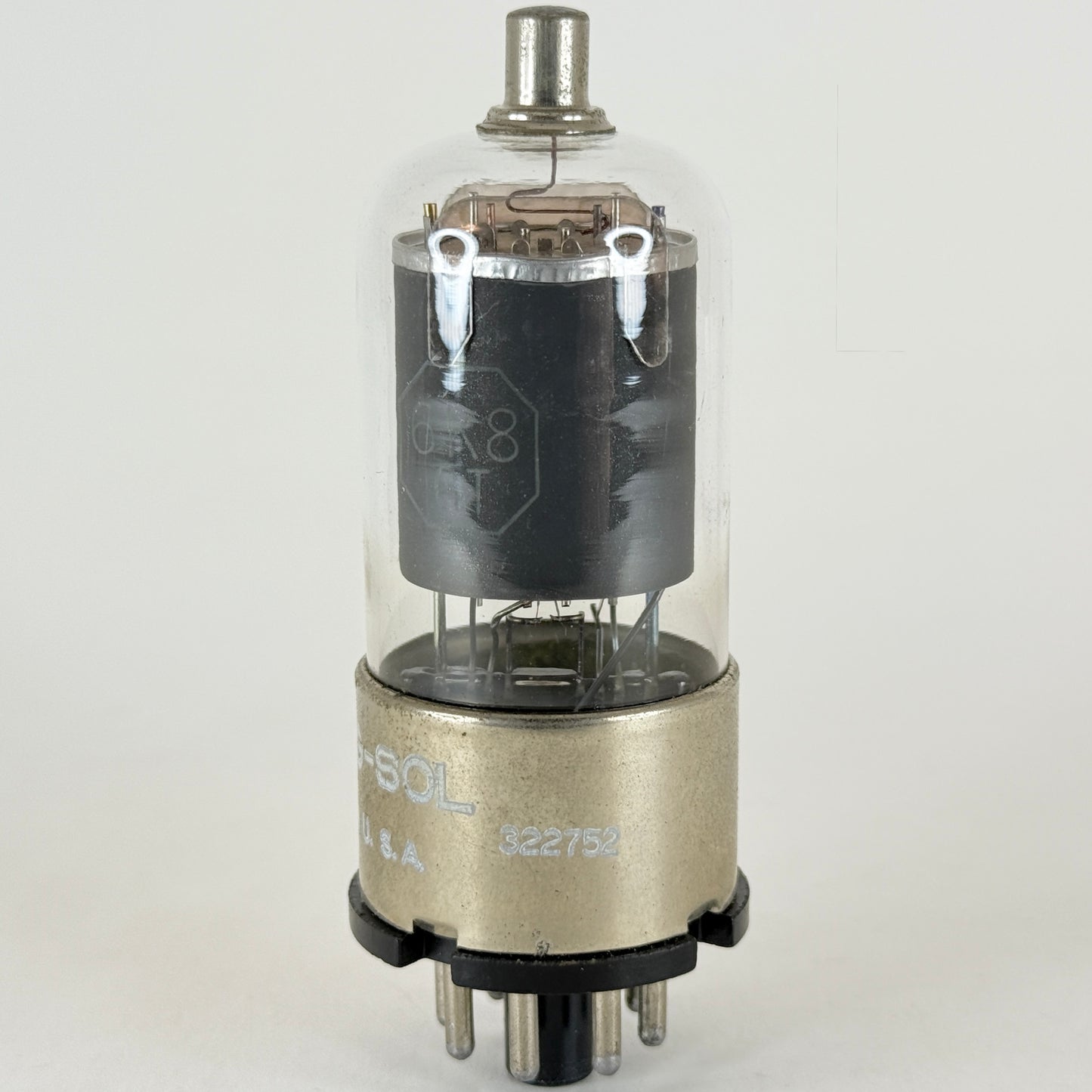 (1) Tested Tung Sol 6K8GT Tube Date Code 752 6K8 GT Pentode Vacuum Tube