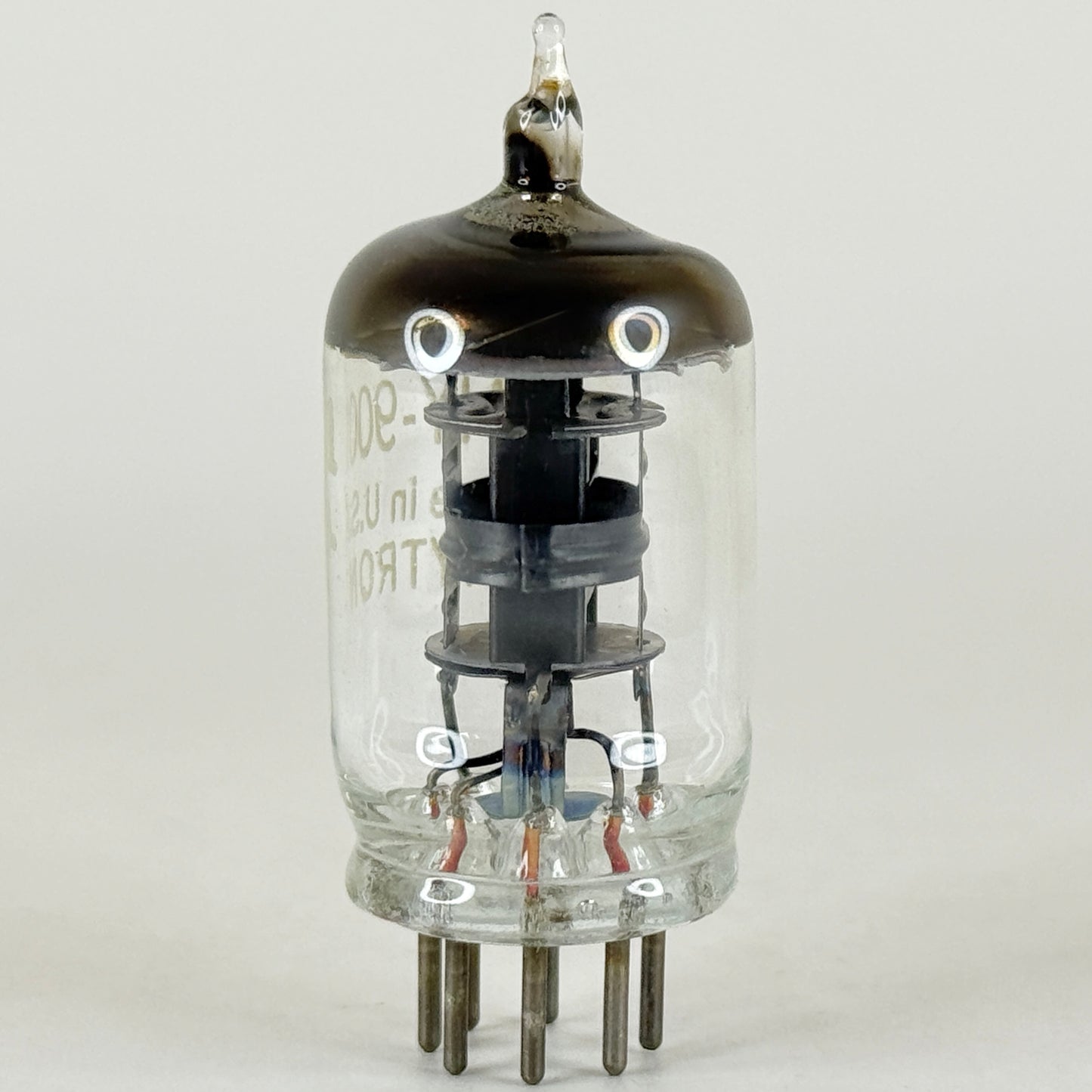 (1) Tested Very Strong Hytron JHY 9001 Tube Military Spec Pentode Vacuum Tube