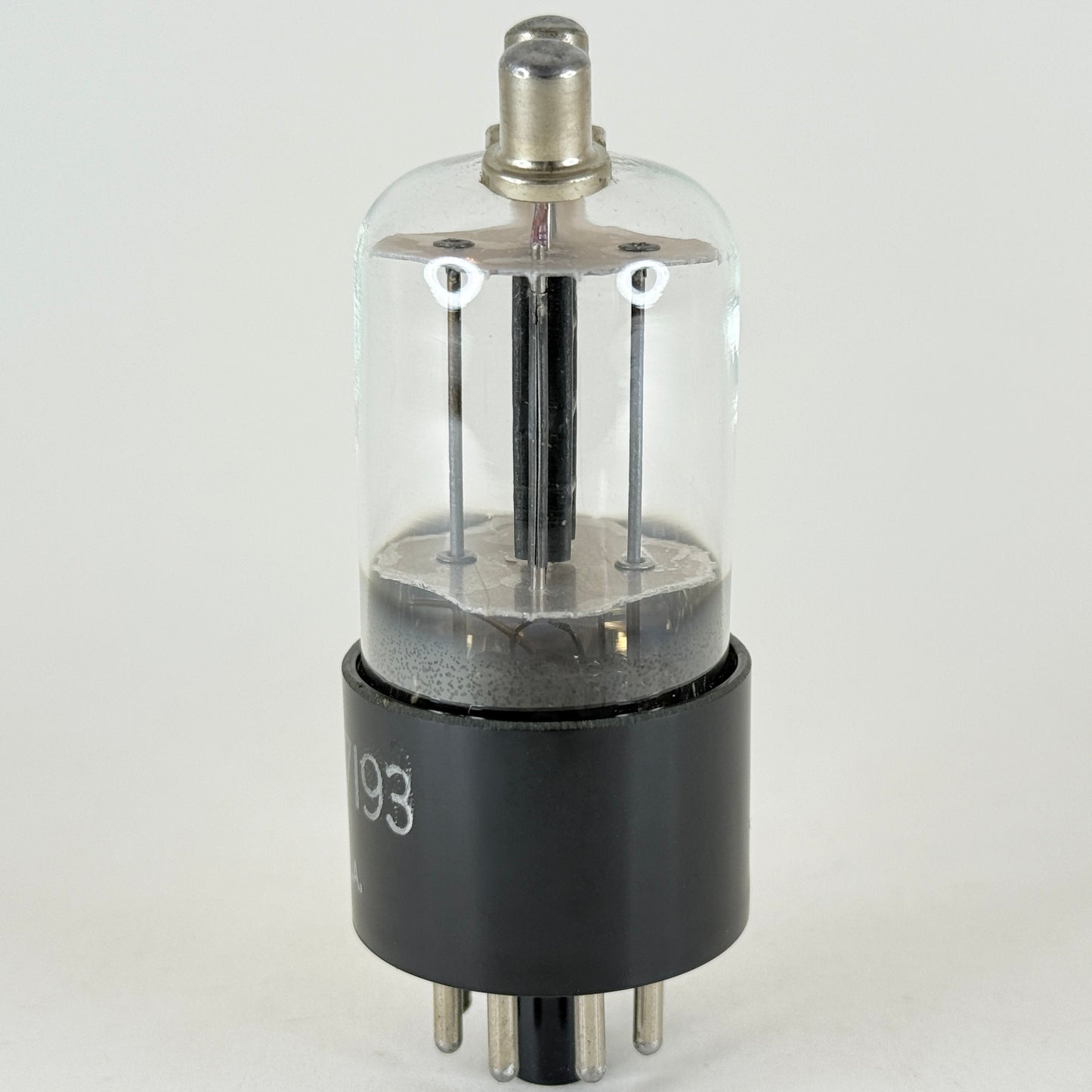 (1) Tested 1944 Ken Rad JAN 7193 Tube Date Code N4 Mil Spec Black Plate Triode