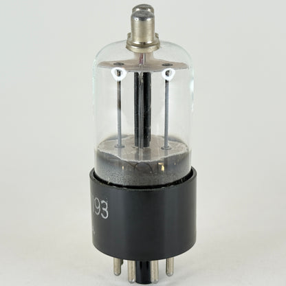 (1) Tested 1944 Ken Rad JAN 7193 Tube Date Code N4 Mil Spec Black Plate Triode