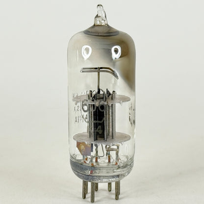 (1) Tested 1945 Sylvania JAN CHS 6J6 Tube and Box Mil Spec Medium Mu Twin Triode
