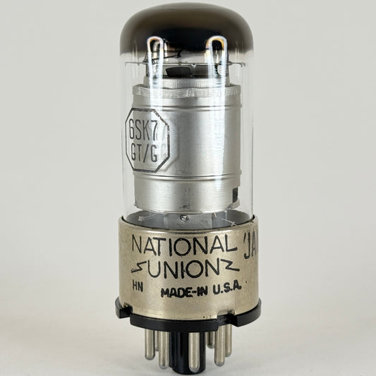 (1) Tested National Union JAN CNU 6SK7GT/G Tube VT-117-A Code HN 6SK7 Pentode