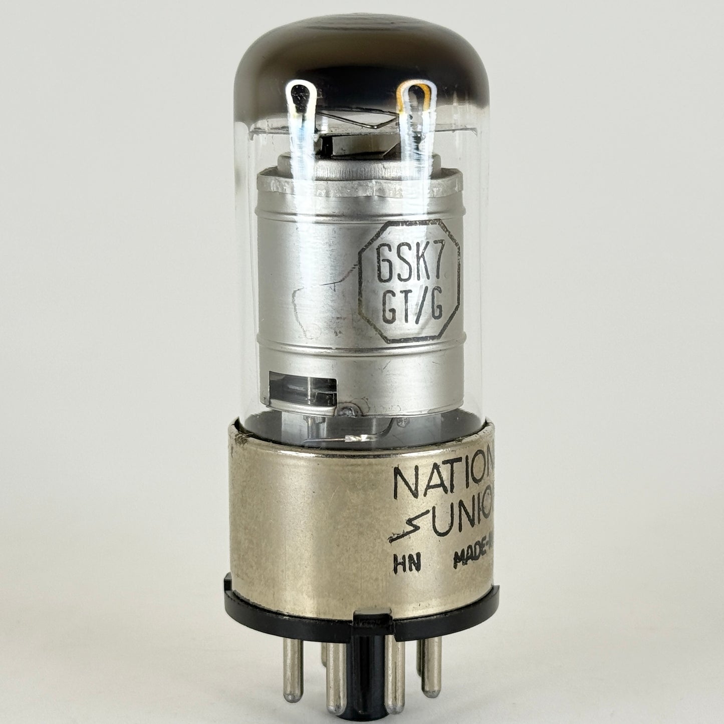 (1) Tested National Union JAN CNU 6SK7GT/G Tube VT-117-A Code HN 6SK7 Pentode