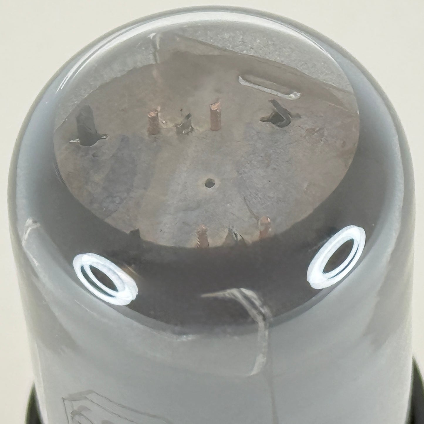 (1) Tested Balanced RCA JAN CRC 6SN7GT Tube VT-231 Black Plates Gray Glass V2E