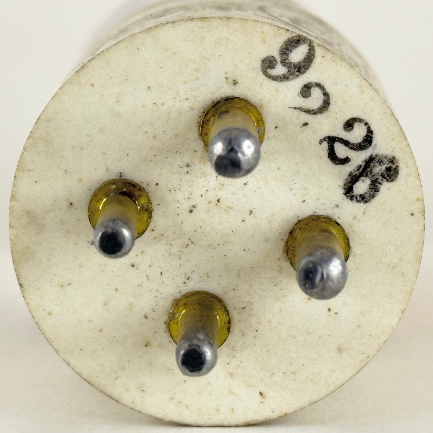 (1) Tested DeForest DL5 Tube Tipped Glass Audion Triode UX Base Brass Pins