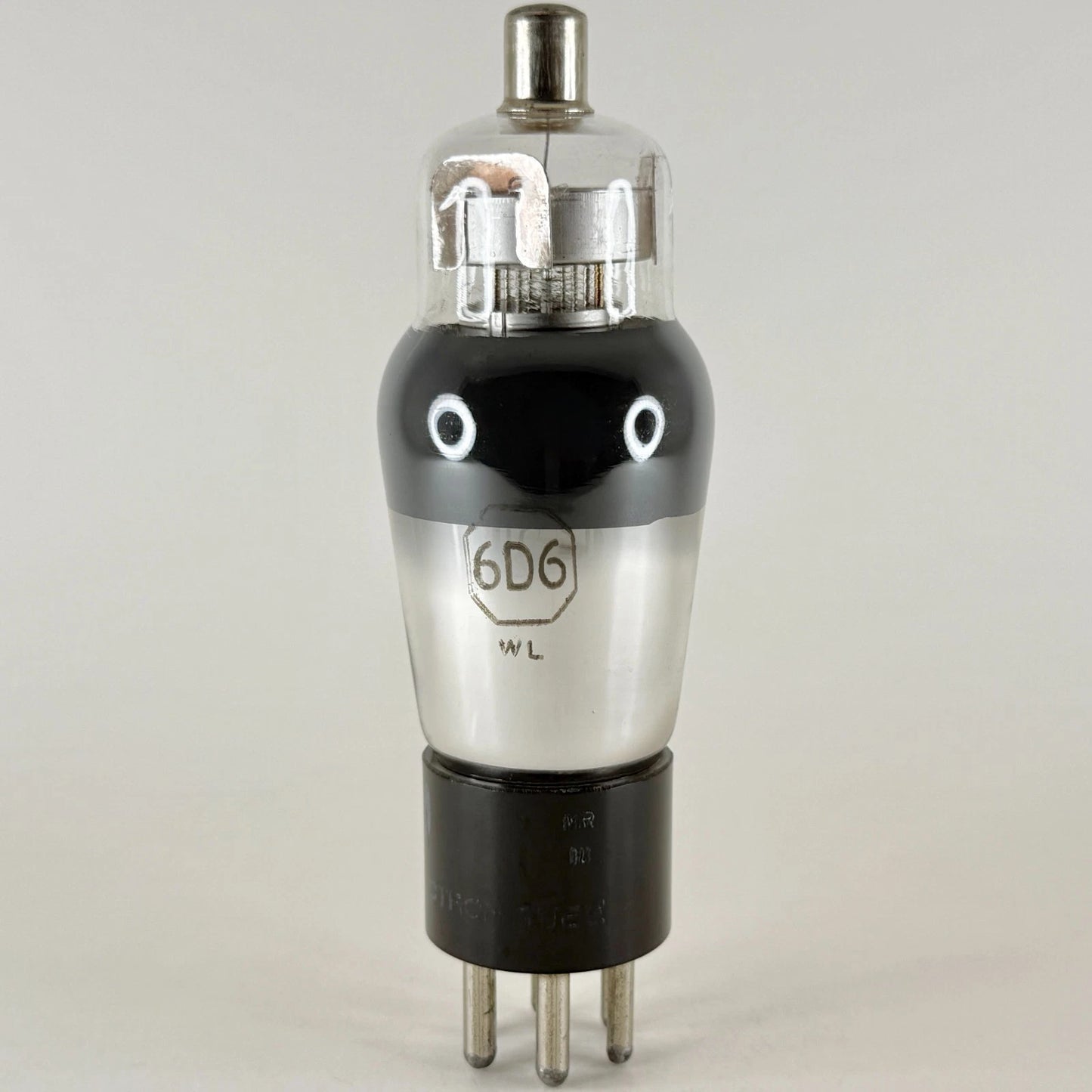 (1) Tested National Union 6D6 Tube Code 1U MR Remote Cutoff Pentode Vacuum Tube