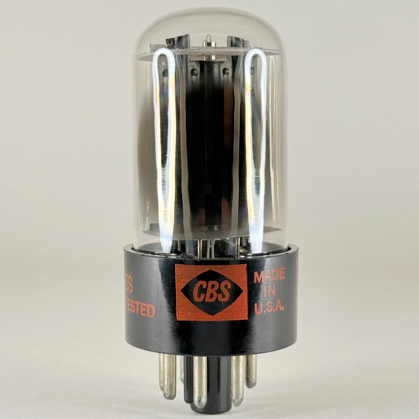 (1) Tested CBS 6W4GT Tube Date Code 6043 CBS 6W4 GT Half Wave Rectifier (b)