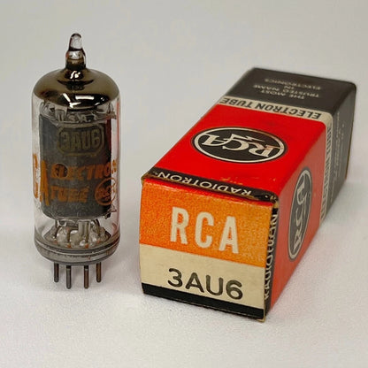 (1) Tested RCA 3AU6 Tube Date Code BB with Original Box Pentode Vacuum Tube