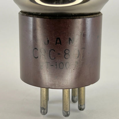 (1) Tested RCA JAN CRC 807 Tube Date Code V3 RCA 807 Beam Power Mil Spec Tube