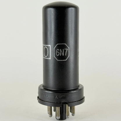 (1) Tested Delco 6N7 Tube Date Code 213 Medium Mu Twin Power Triode Tube
