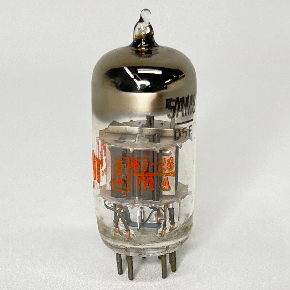 (1) Tested Very Strong Dumont 5AM8 Tube Date Code 67-28 Pentode Tube (a)