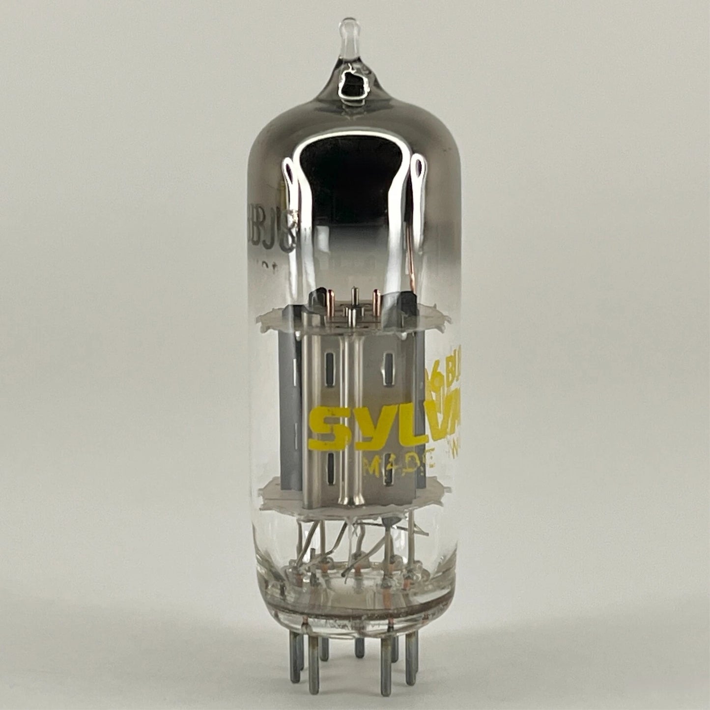 (1) Tested Sylvania 6BJ8 Tube with Box Date Code ER DHL Twin Diode Triode