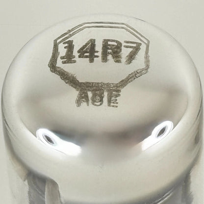 (1) Tested 1958 Tung Sol 14R7 Tube with Box Date Code 826 Twin Diode Pentode (b)
