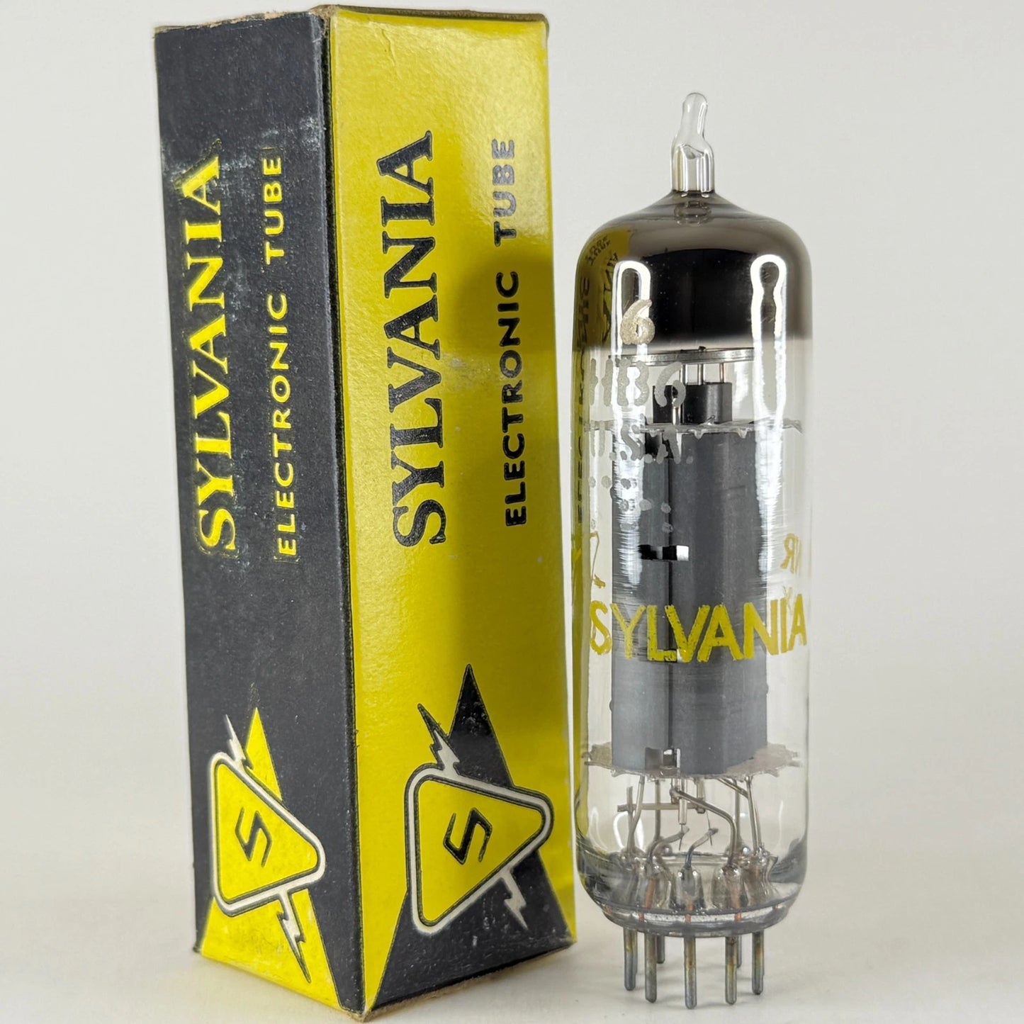 (1) Tested Sylvania 6HB6 Tube with Box Date Code NR YAX Power Pentode Tube