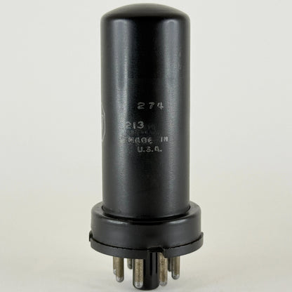 (1) Tested Delco 6N7 Tube Date Code 213 Medium Mu Twin Power Triode Tube