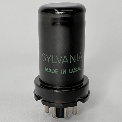 (1) Tested 1950 Sylvania 12SJ7 Tube Code 0-39 Sylvania Green Logo Pentode Tube