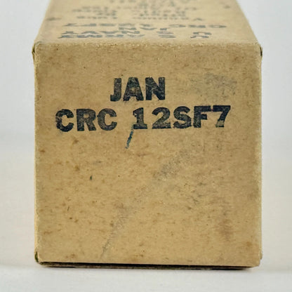 (1) Tested 1944 Mil Spec RCA JAN CRC 12SF7 Tube with Box Date Code H5E (b)