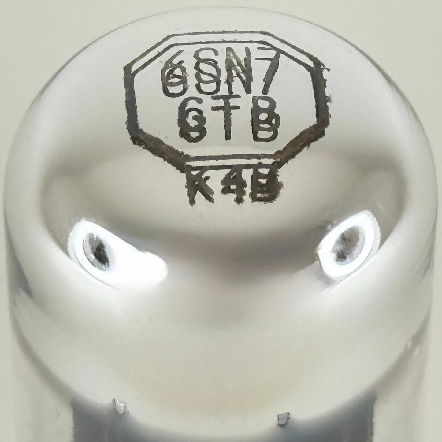 Tested Balanced Sylvania 6SN7GTB Tube Black Plates Chrome Dome Code BC 6SN7GT