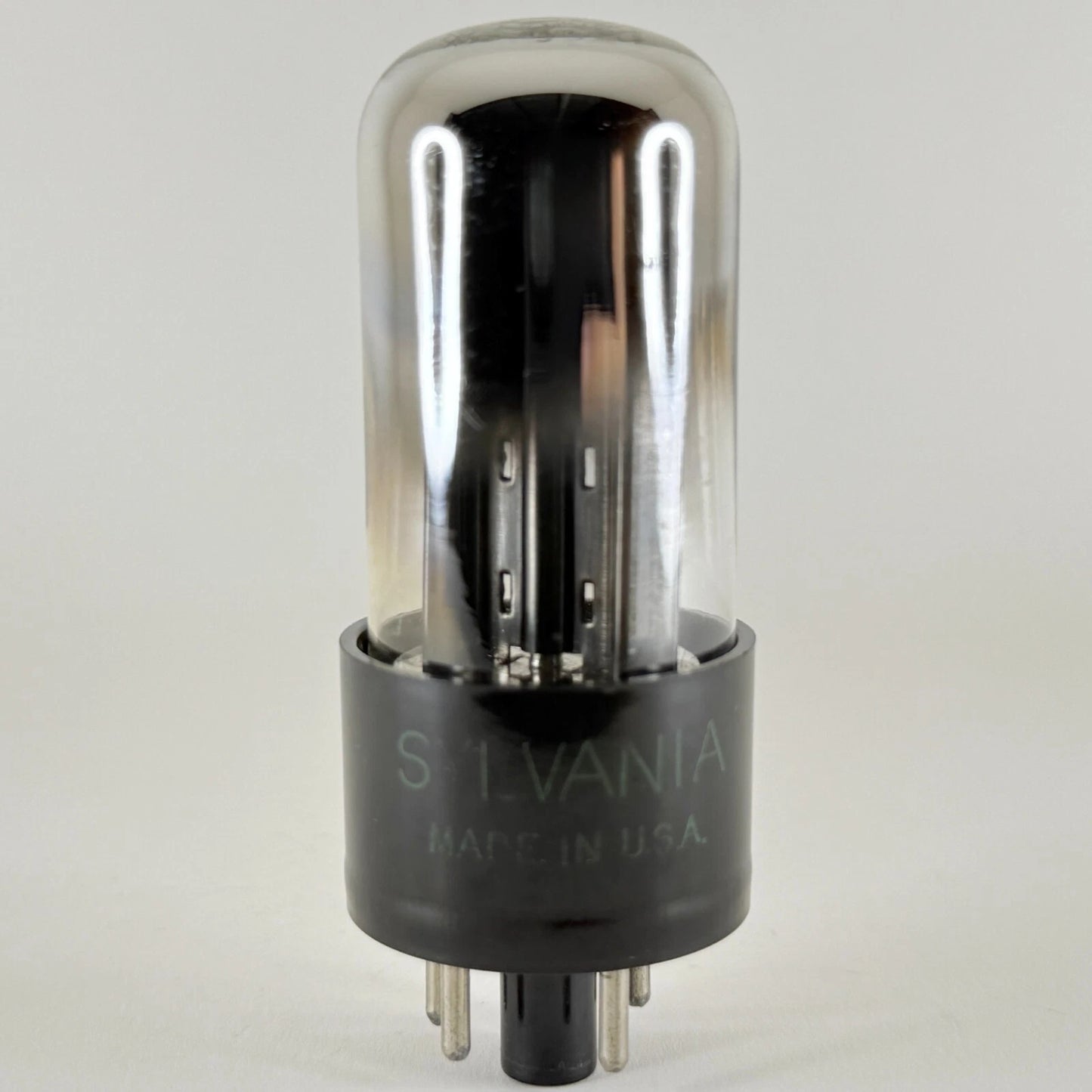 (1) Tested 1954 Sylvania 6W4GT Tube Date Code 413 Sylvania Green Logo 6W4 GT