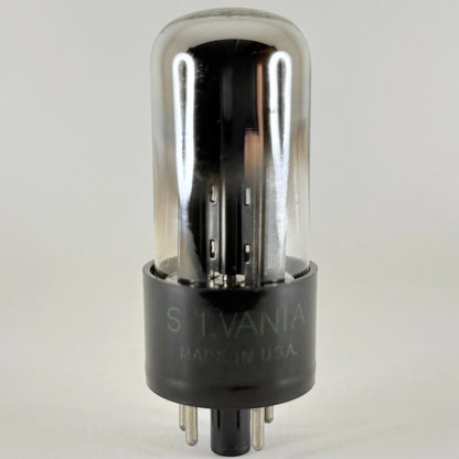 (1) Tested 1954 Sylvania 6W4GT Tube Date Code 413 Sylvania Green Logo 6W4 GT