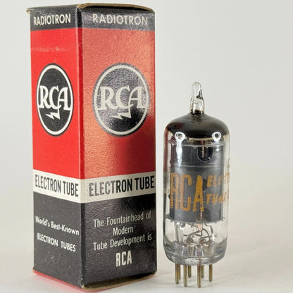 (1) Tested RCA 12EA6 Tube Black Plate with Box Date Code MB Pentode Tube (d)