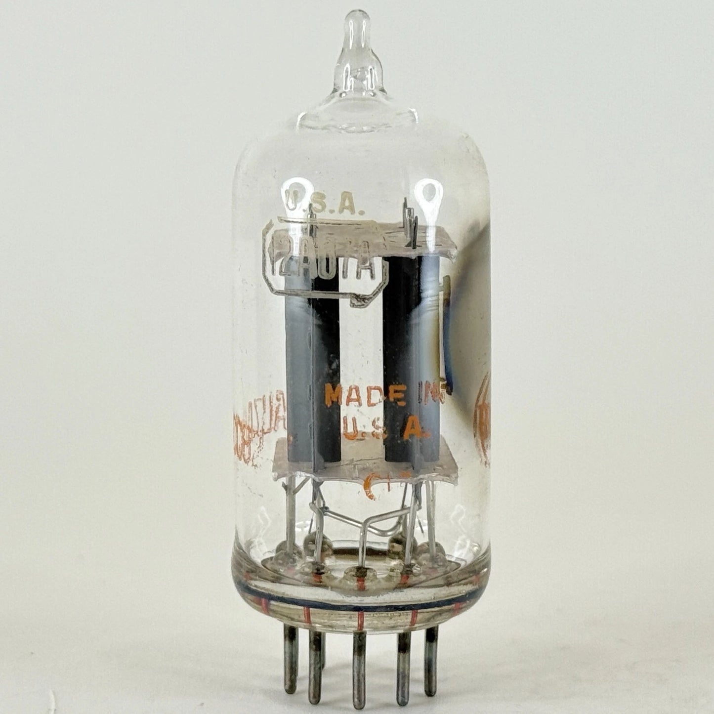 (1) Tested RCA 12AU7A ECC82 Tube with Box Code C15 Gray Plates RCA 12AU7 A Tube