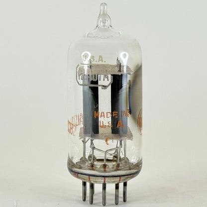 (1) Tested RCA 12AU7A ECC82 Tube with Box Code C15 Gray Plates RCA 12AU7 A Tube