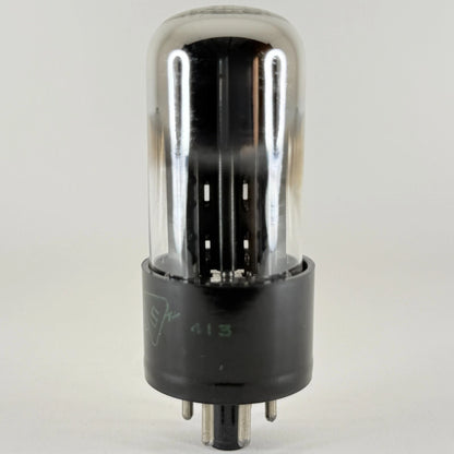 (1) Tested 1954 Sylvania 6W4GT Tube Date Code 413 Sylvania Green Logo 6W4 GT