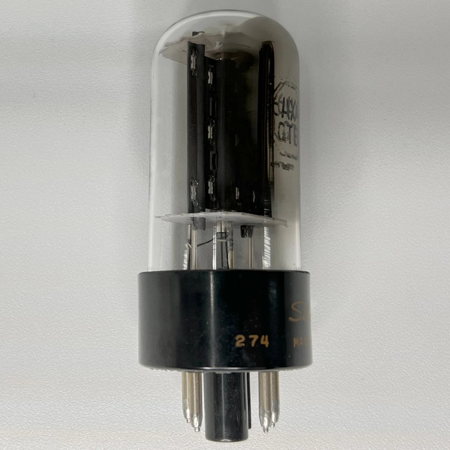 (1) Tested Silvertone 6AX4GTB Tube Date Code 274 Silvertone 6AX4 GTB Rectifier