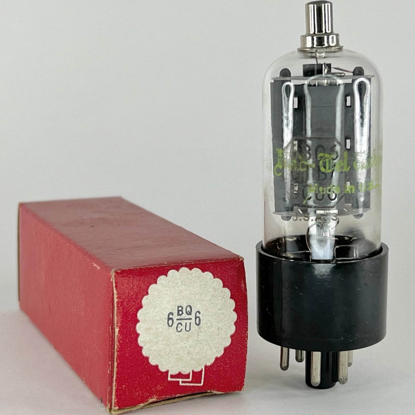 (1) Tested Rad-Tel 6BQ6GA/6CU6 Tube Date Code 5-66 6BQ6 GTB Tube 6CU6 Tube