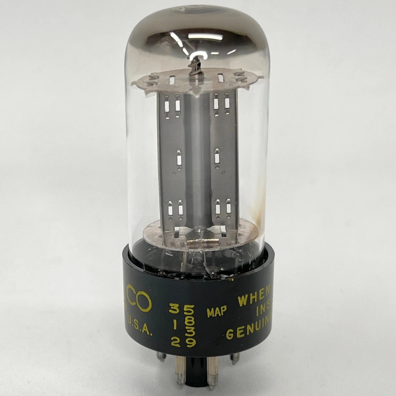 (1) Tested Philco 17D4 Tube Code 5839 Sylvania EIA Code Half Wave Rectifier Tube