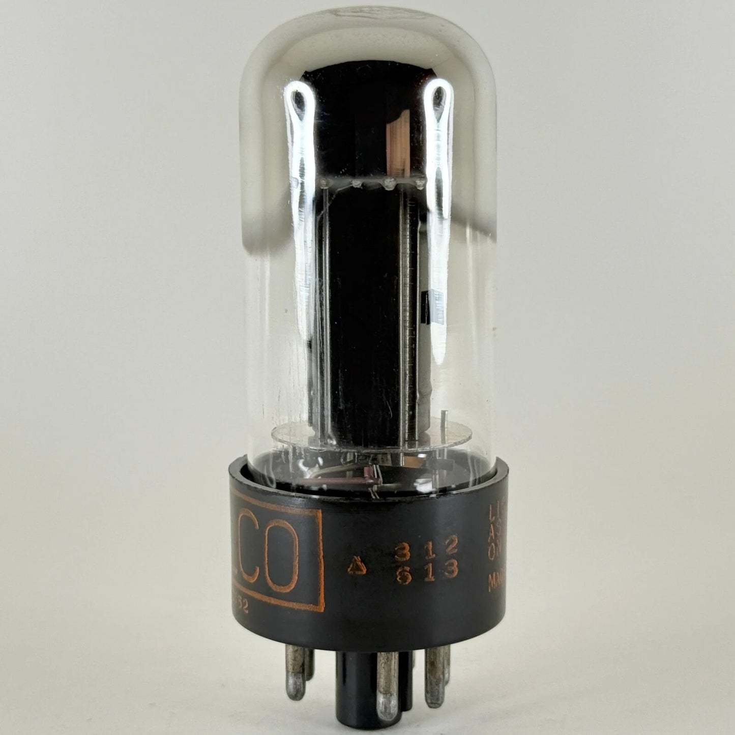 (1) Tested Delco 12V6GT Tube Date Code 613 Sylvania EIA Code Beam Power Tube