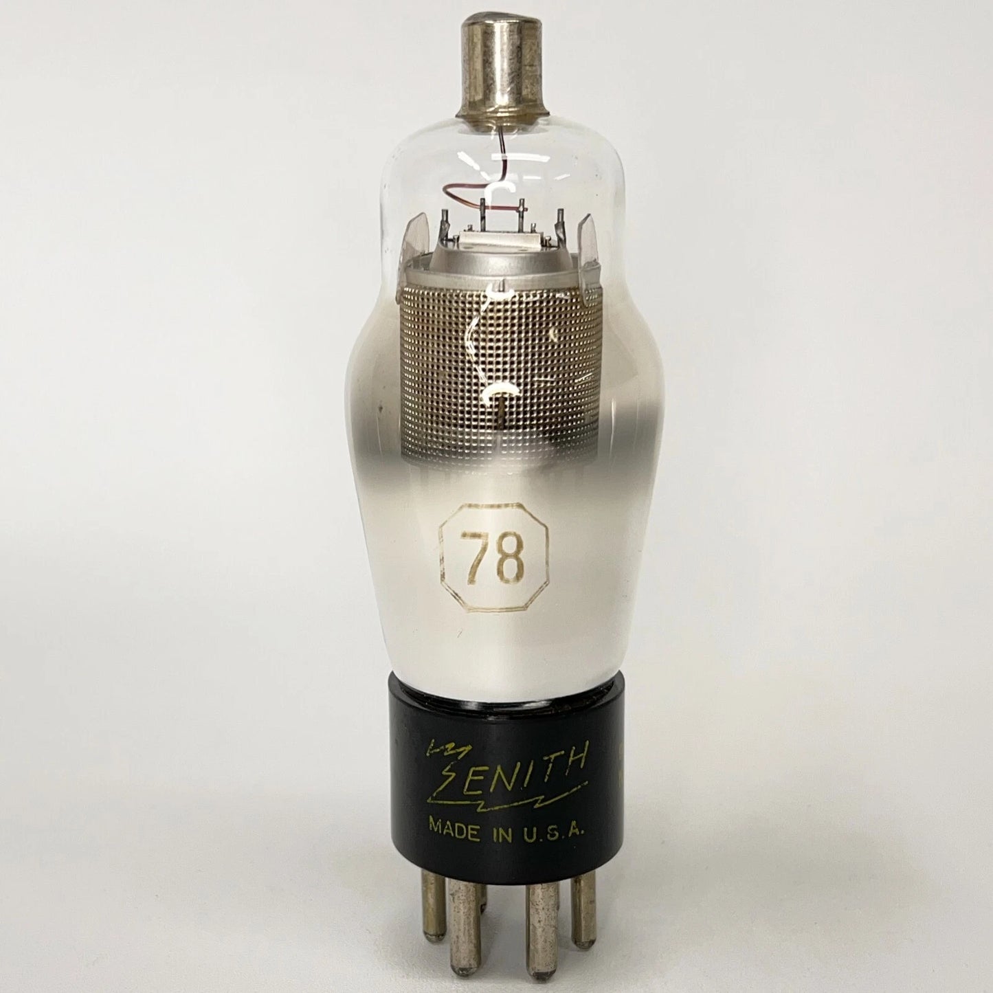 (1) Tested Zenith Type 78 Tube Date Code 9W Zenith 78 Pentode Tube (b)