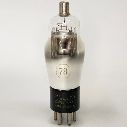 (1) Tested Zenith Type 78 Tube Date Code 9W Zenith 78 Pentode Tube (b)